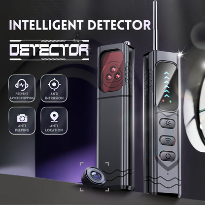 Hidden Camera Detector Anti Spy RF Signal Scanner – Bug Detector, GPS Tracker & Listening Device Finder, Portable Rechargeable Multi-Function Security Sweeper for Travel, Hotel, Home, Office, Car