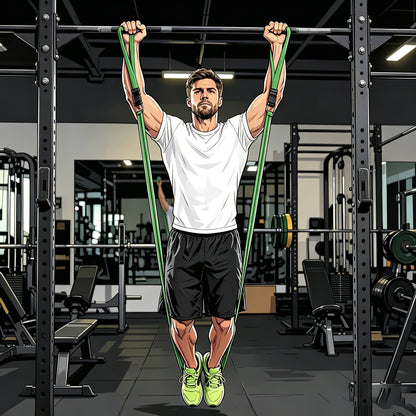 Resistance Bands Pull Up Assistance Bands Set for Men & Women – Heavy Duty Exercise Workout Bands for Body Stretching, Muscle Training & Physical Therapy