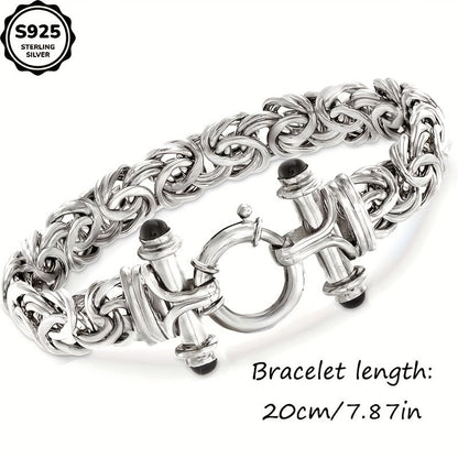 925 Sterling Silver Classic Women's Bracelet with Gift Box - Elegant Silver Gold Wrist Jewelry for Birthday, Valentine's Day, Graduation, Christmas & Special Occasion Gift for Women