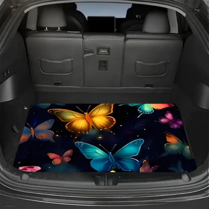 Car Trunk Mat Cargo Liner – Non-Slip Waterproof Floor Mat with Unique Patterns, Durable Vehicle Interior Protector from Dirt, Spills & Scratches, Universal Fit