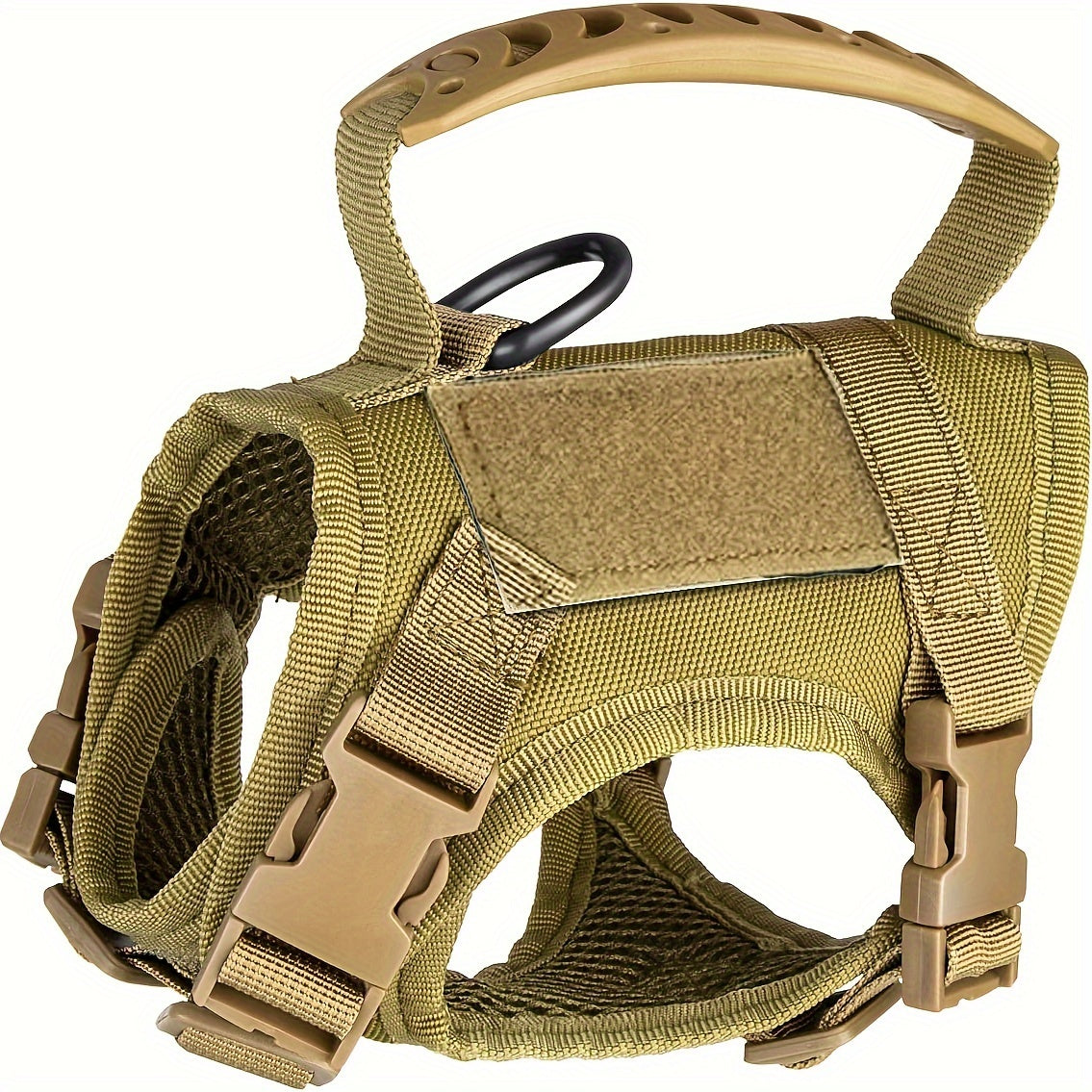 Cat Tactical Vest Harness Adjustable Escape-Proof 600D Oxford Pet Chest Strap Training Clothes for Cats & Small Dogs One Size Fits Most