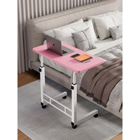 Bedside Computer Desk- Pink